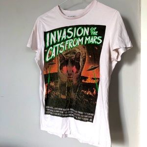 “INVASION OF THE CATS FROM MARS” graphic tee